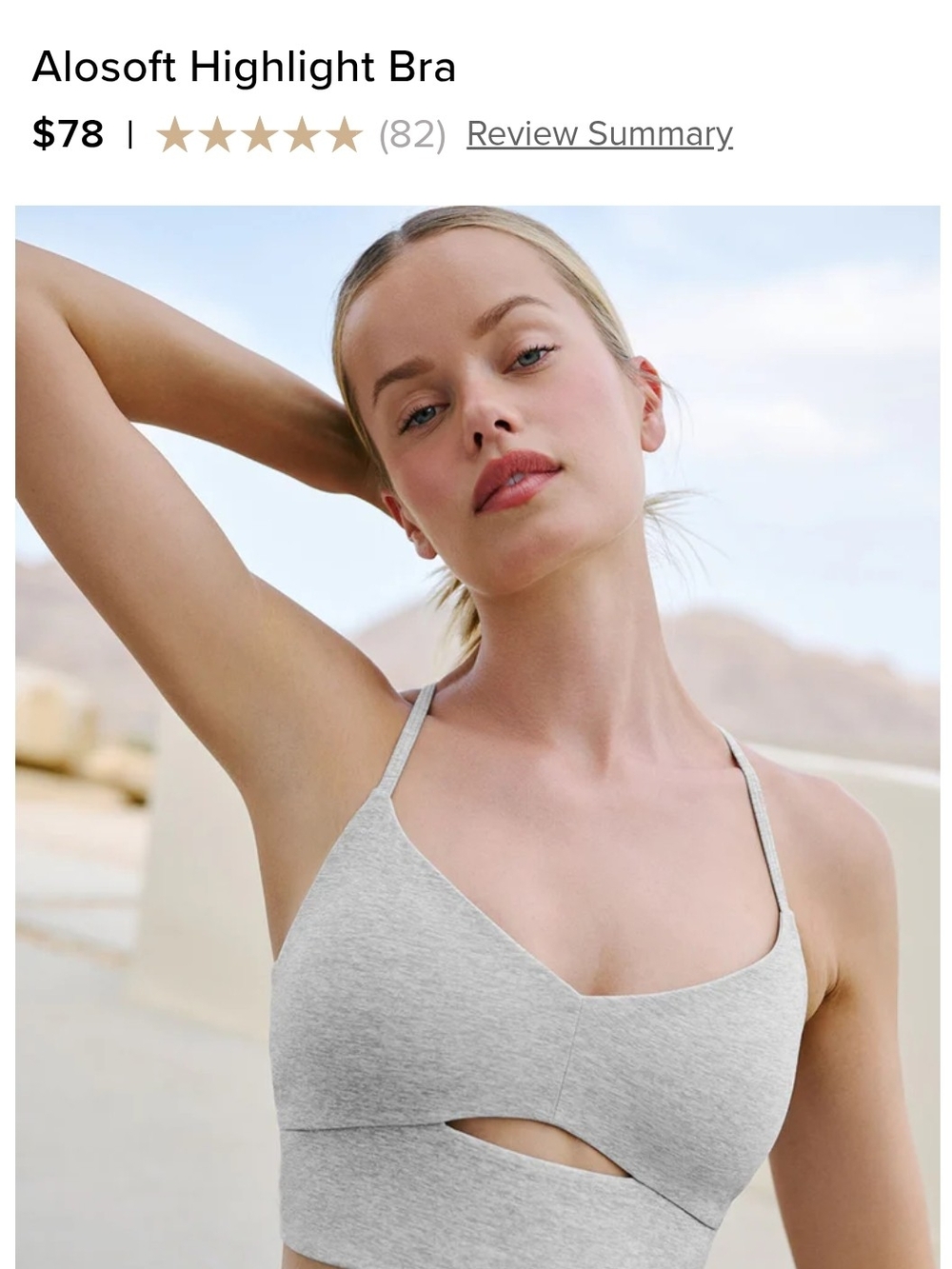 Alo Soft Highlight Bra